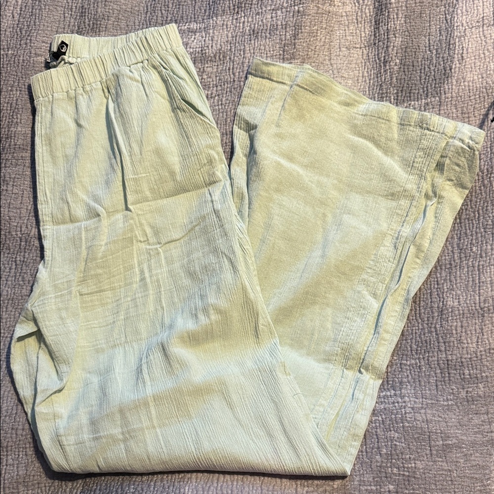 Nasty Gal Mint Wide Leg Pants